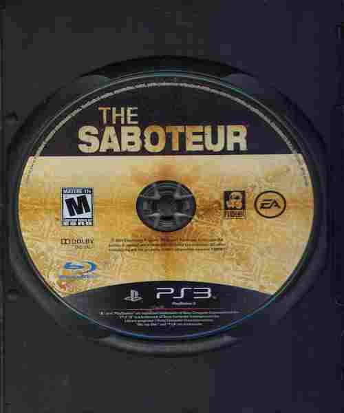 The Saboteur Sony PS3 173 512 Xbox 360 Xbox One Sony PS3 PS4 PSVita